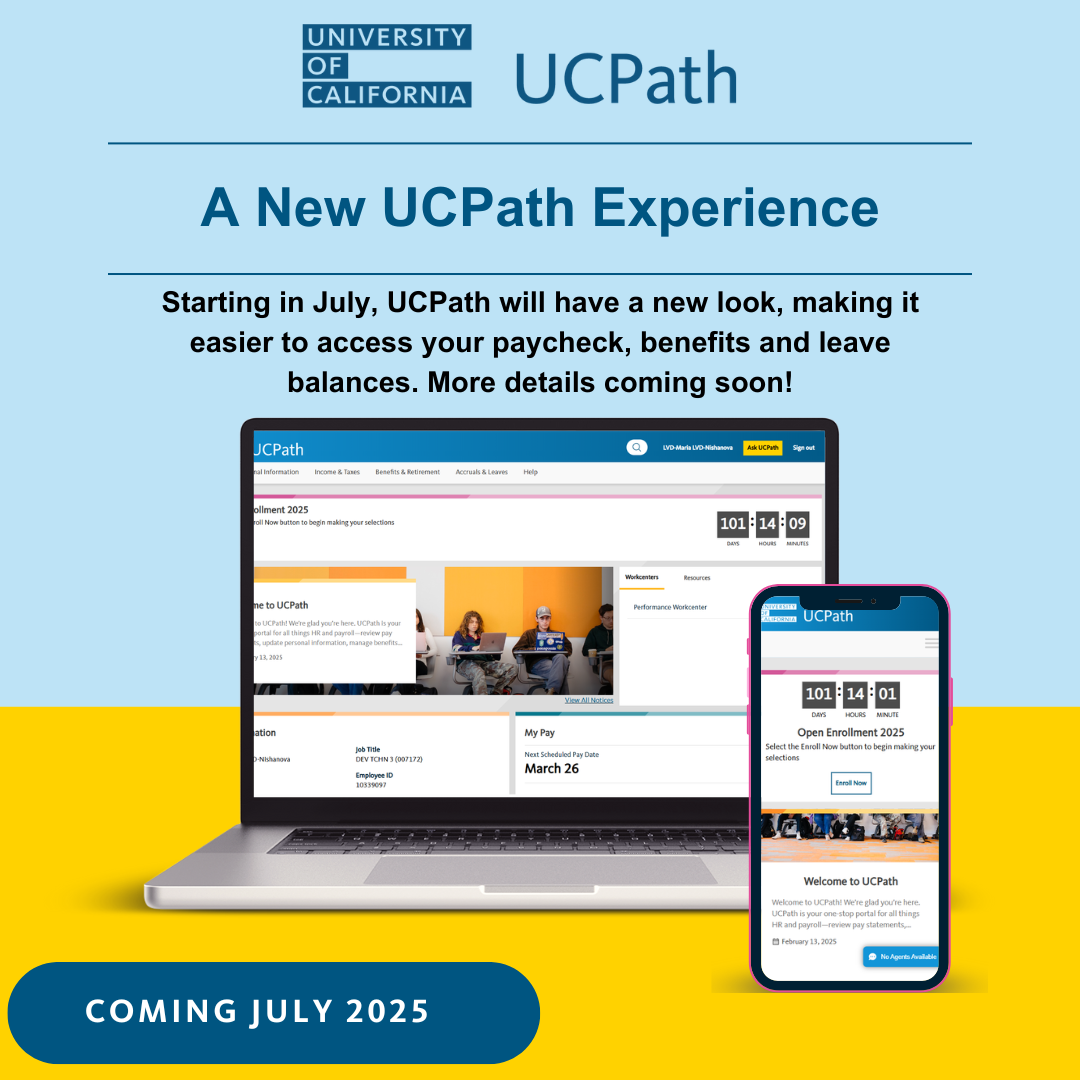 A New UCPath Experience